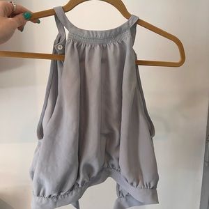 Aritzia Grey Blouse. Wilfred